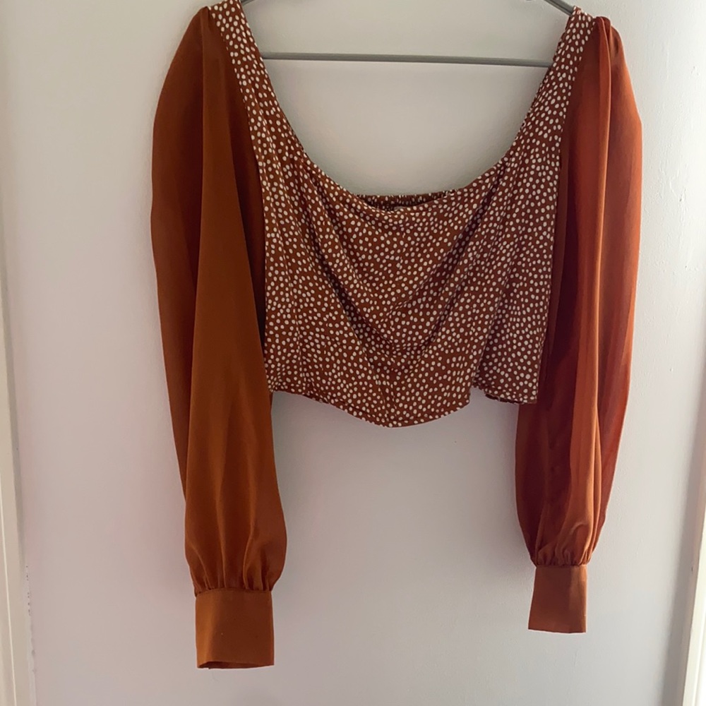 urban outfitters puffy sleeve top